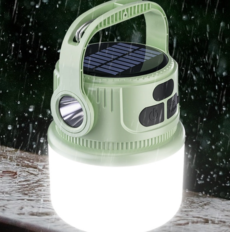Solar Powered Camping Lantern – Multi-Gear Adjustable Outdoor Rechargeable Light