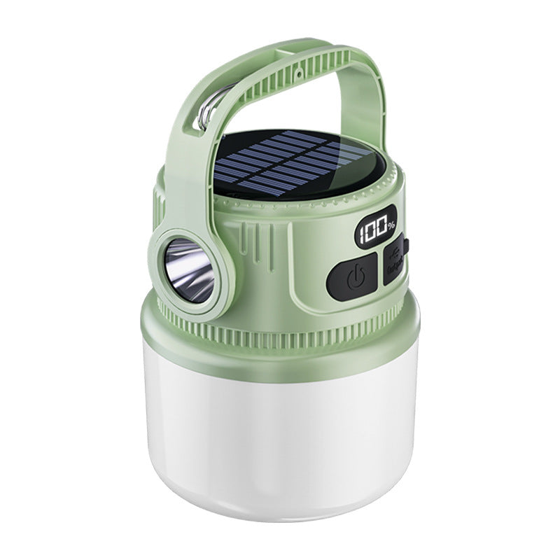Solar Powered Camping Lantern – Multi-Gear Adjustable Outdoor Rechargeable Light