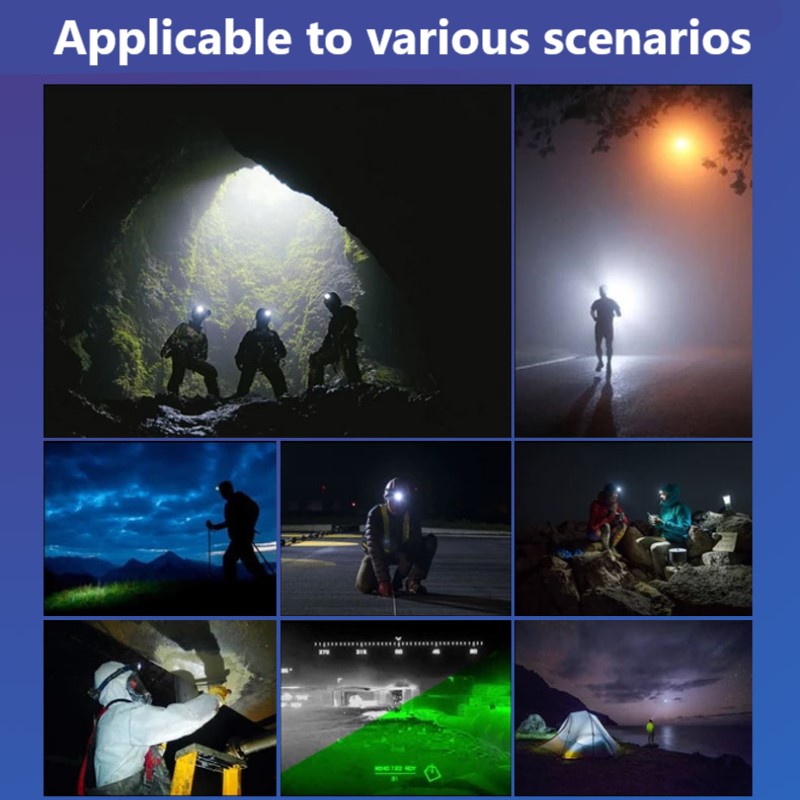 LED Headlamp Flashlight Rechargeable