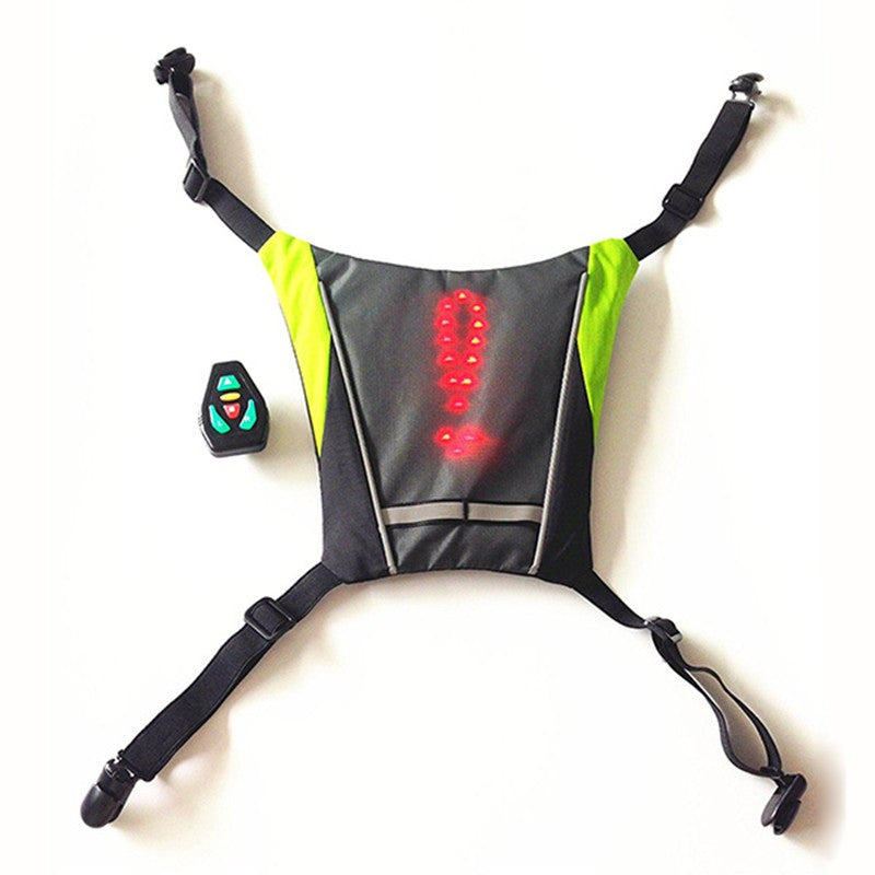LED Signal Vest – Wireless Turn Signal Safety Vest for Cycling & Night Activities