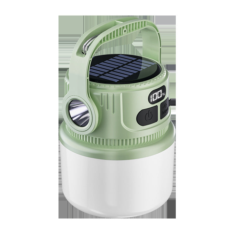 Solar Powered Camping Lantern – Multi-Gear Adjustable Outdoor Rechargeable Light
